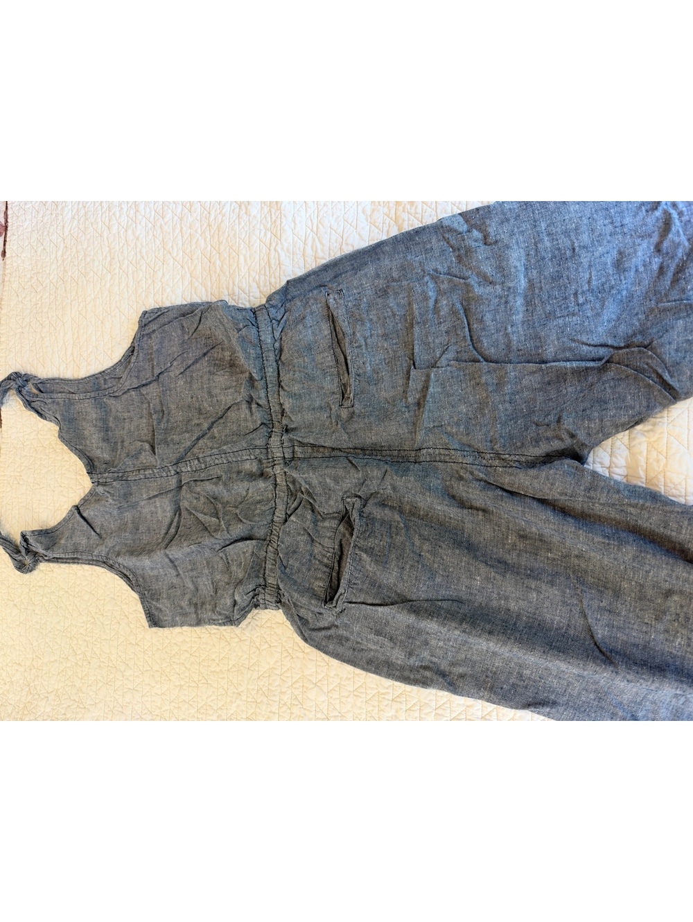 Fall cropped romper - Picture 5 of 7